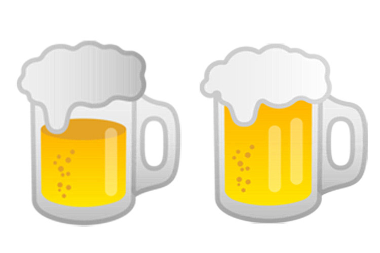 google beer emoji
